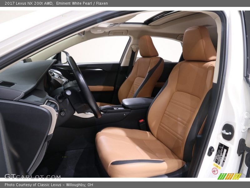 Eminent White Pearl / Flaxen 2017 Lexus NX 200t AWD