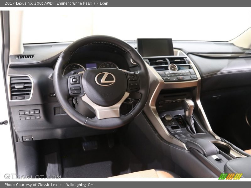 Eminent White Pearl / Flaxen 2017 Lexus NX 200t AWD