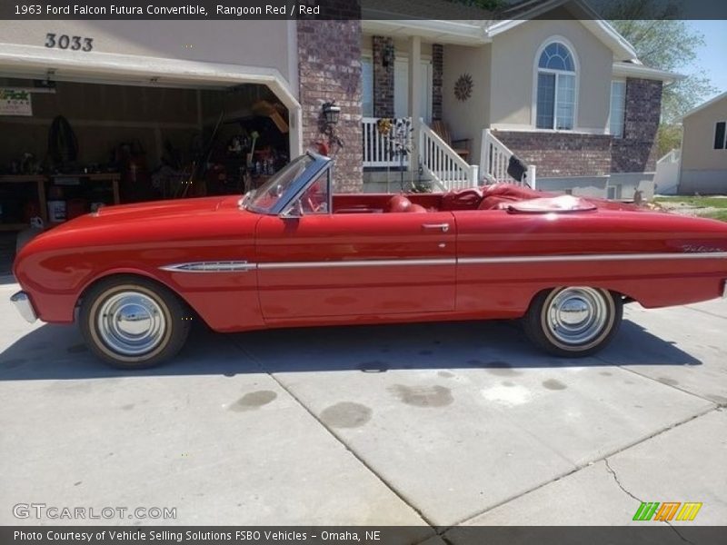  1963 Falcon Futura Convertible Rangoon Red