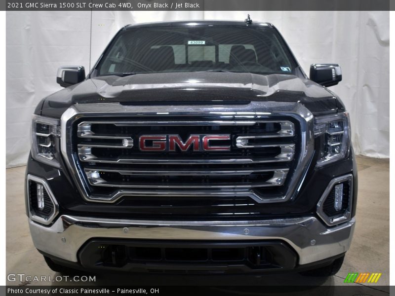 Onyx Black / Jet Black 2021 GMC Sierra 1500 SLT Crew Cab 4WD