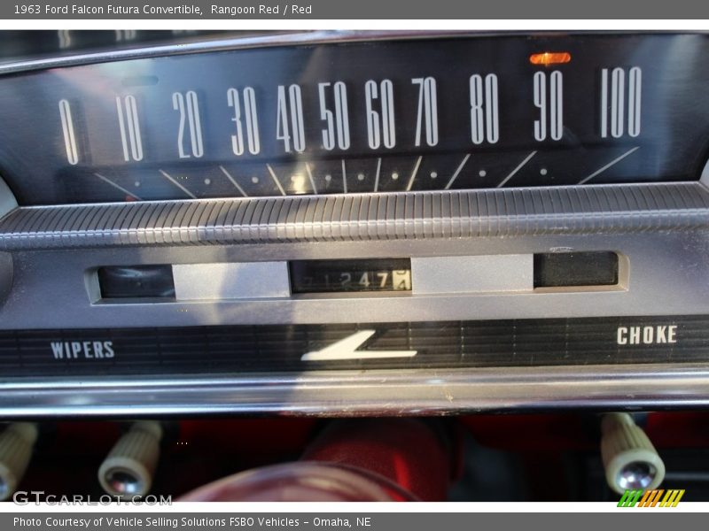  1963 Falcon Futura Convertible Futura Convertible Gauges