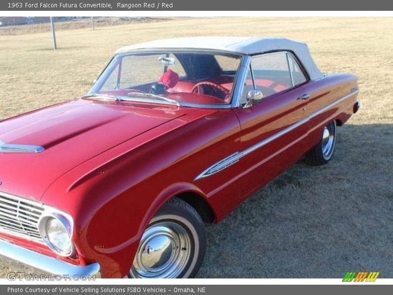  1963 Falcon Futura Convertible Rangoon Red