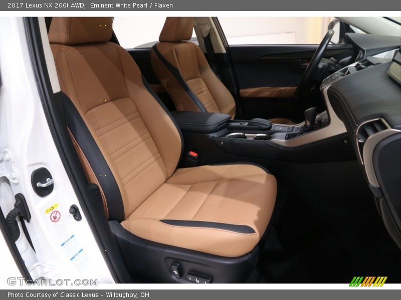 Eminent White Pearl / Flaxen 2017 Lexus NX 200t AWD