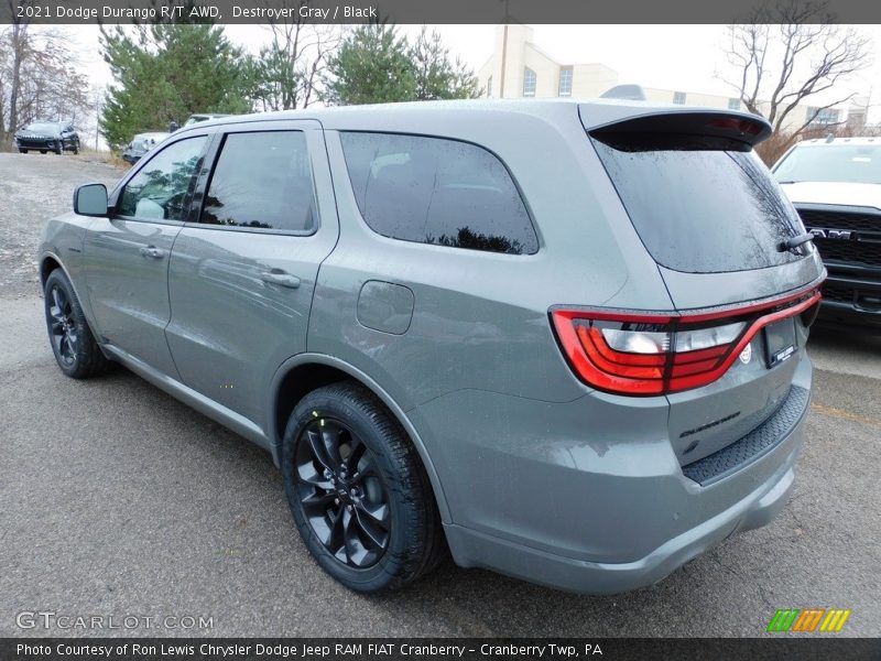 Destroyer Gray / Black 2021 Dodge Durango R/T AWD