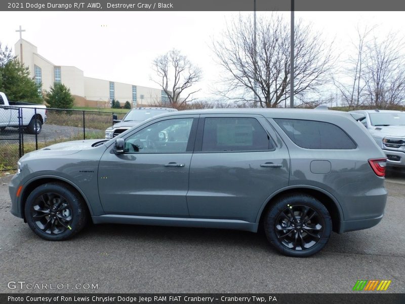 Destroyer Gray / Black 2021 Dodge Durango R/T AWD
