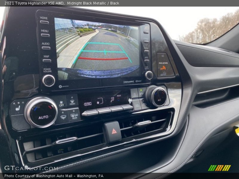 Midnight Black Metallic / Black 2021 Toyota Highlander XSE AWD