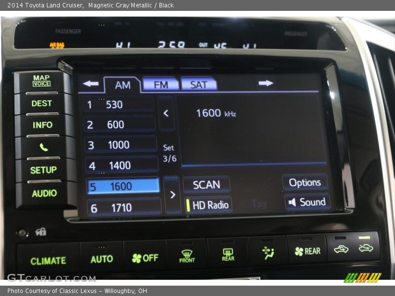 Magnetic Gray Metallic / Black 2014 Toyota Land Cruiser