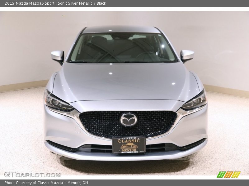 Sonic Silver Metallic / Black 2019 Mazda Mazda6 Sport