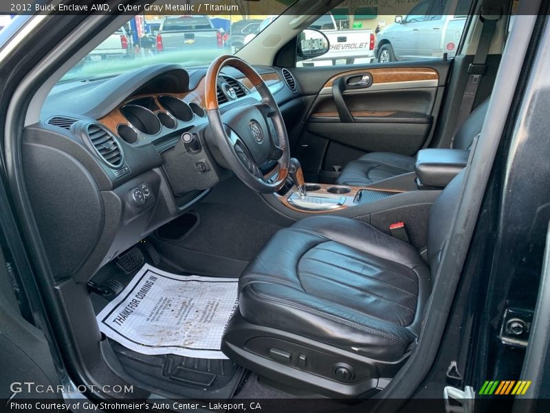 Cyber Gray Metallic / Titanium 2012 Buick Enclave AWD