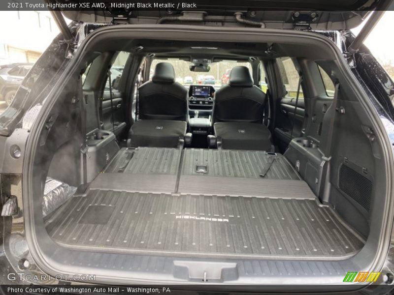 Midnight Black Metallic / Black 2021 Toyota Highlander XSE AWD