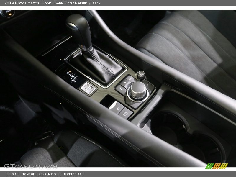 Sonic Silver Metallic / Black 2019 Mazda Mazda6 Sport