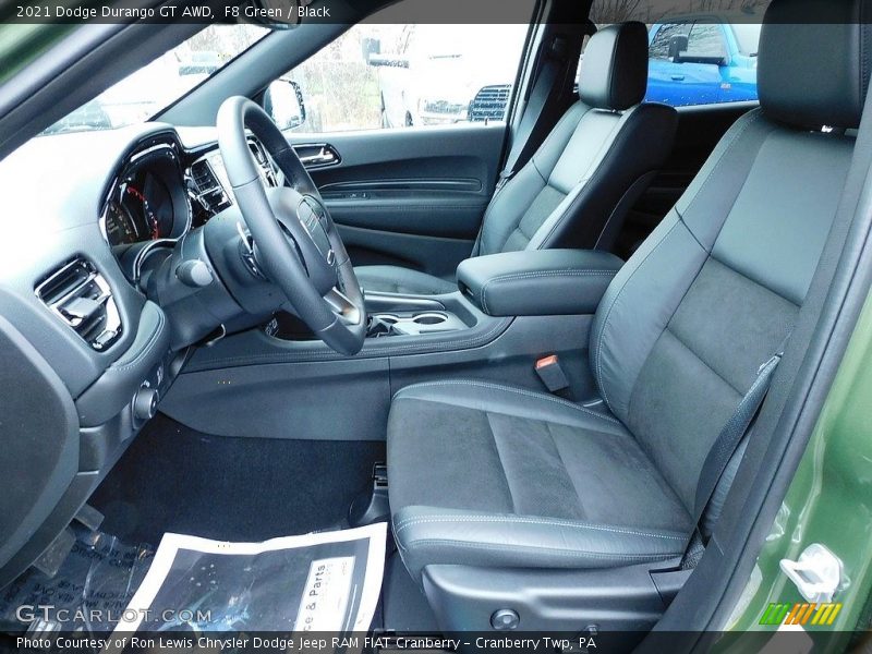 Front Seat of 2021 Durango GT AWD