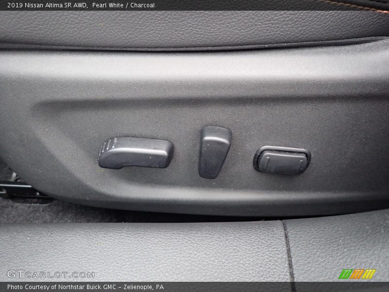 Pearl White / Charcoal 2019 Nissan Altima SR AWD