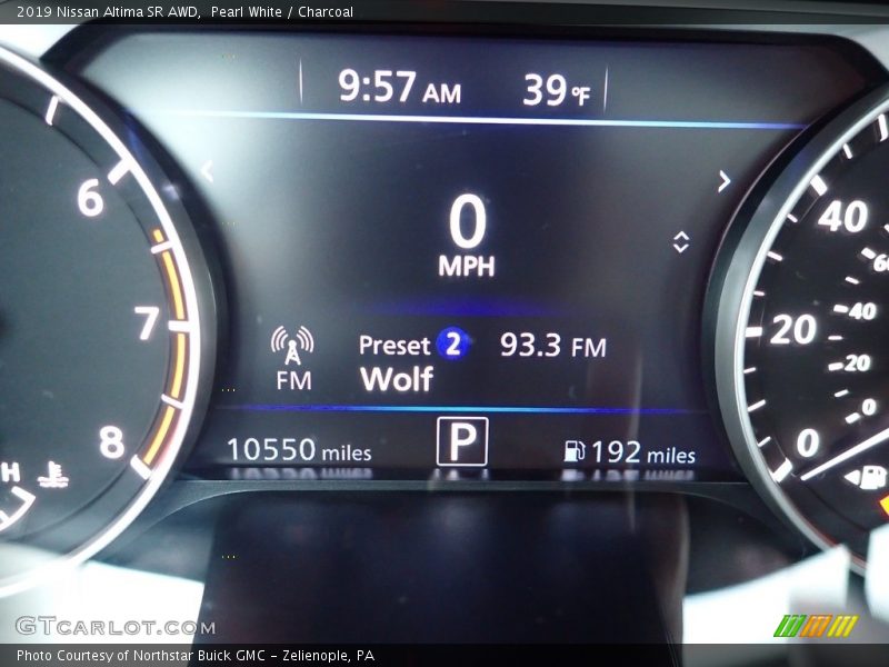 Pearl White / Charcoal 2019 Nissan Altima SR AWD