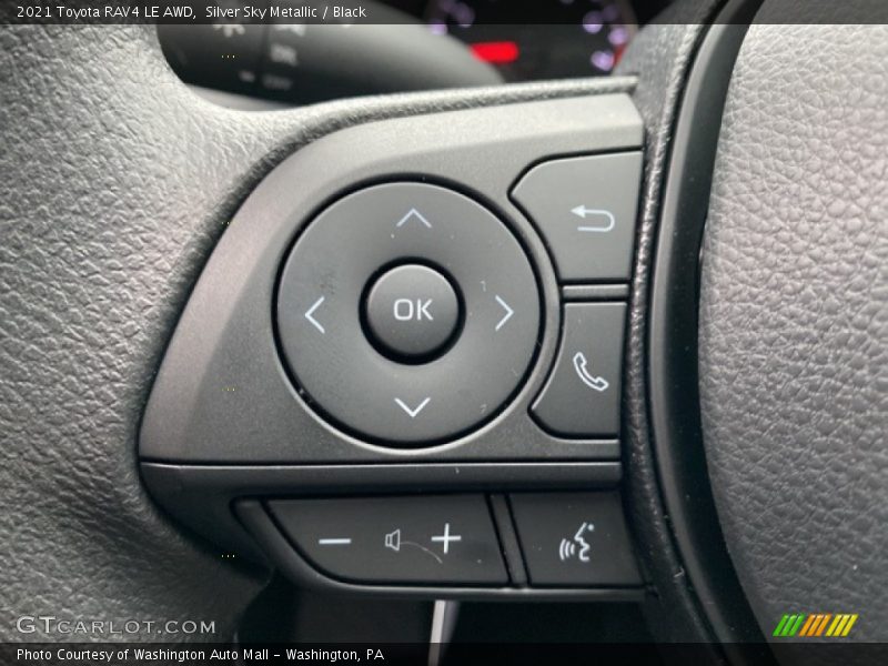 Silver Sky Metallic / Black 2021 Toyota RAV4 LE AWD