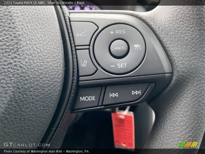 Silver Sky Metallic / Black 2021 Toyota RAV4 LE AWD
