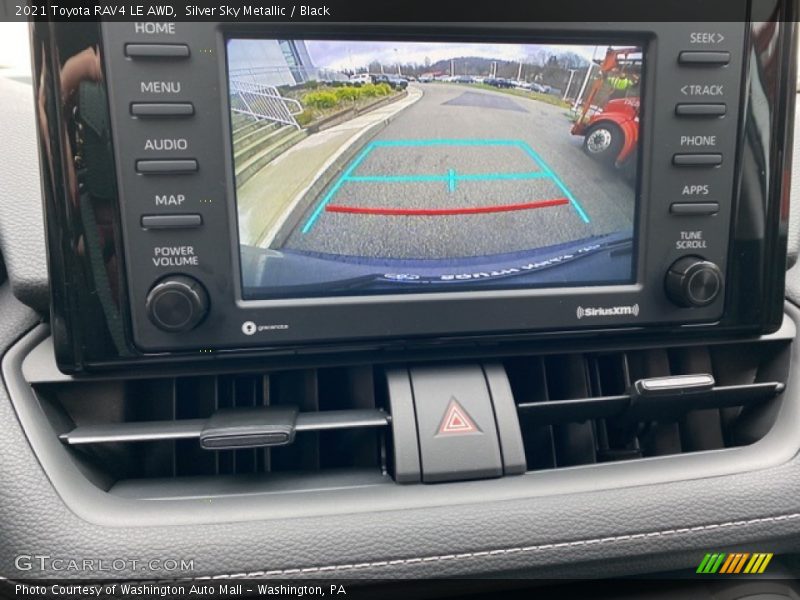 Silver Sky Metallic / Black 2021 Toyota RAV4 LE AWD