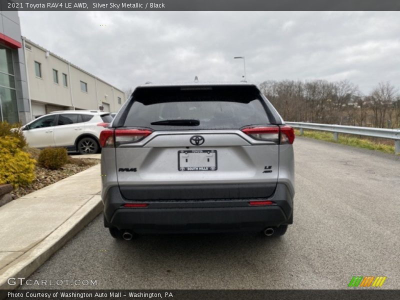 Silver Sky Metallic / Black 2021 Toyota RAV4 LE AWD