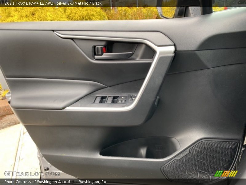 Silver Sky Metallic / Black 2021 Toyota RAV4 LE AWD
