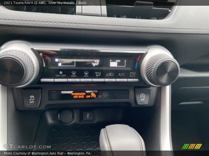 Silver Sky Metallic / Black 2021 Toyota RAV4 LE AWD