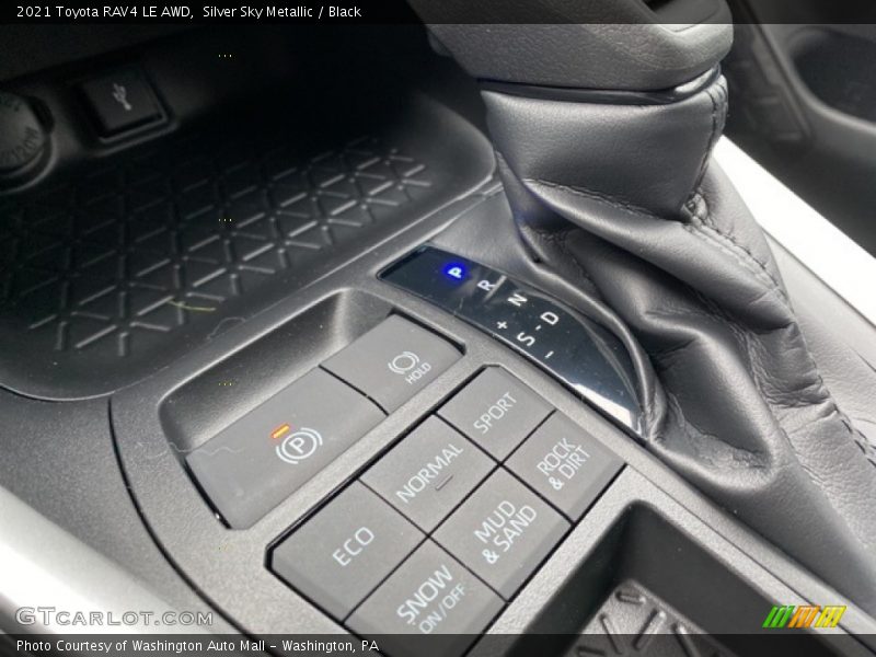 Silver Sky Metallic / Black 2021 Toyota RAV4 LE AWD