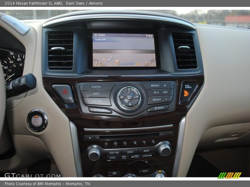 Dark Slate / Almond 2014 Nissan Pathfinder SL AWD