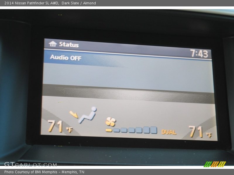 Dark Slate / Almond 2014 Nissan Pathfinder SL AWD