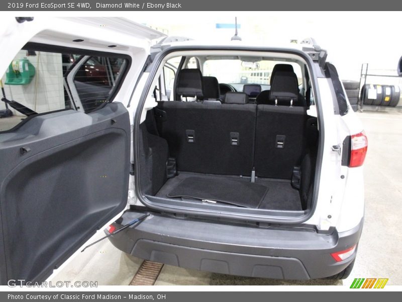 Diamond White / Ebony Black 2019 Ford EcoSport SE 4WD