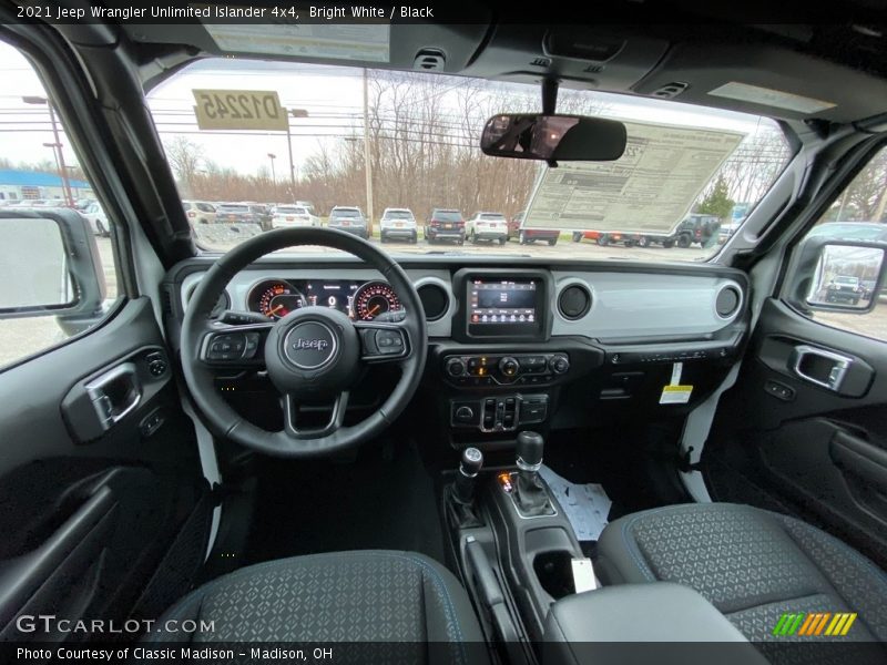 Front Seat of 2021 Wrangler Unlimited Islander 4x4