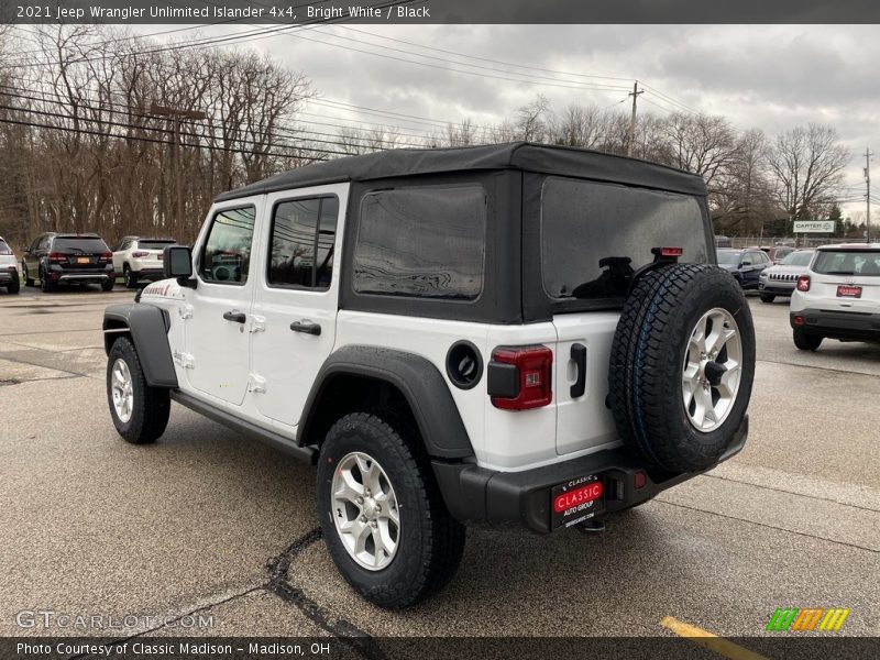 Bright White / Black 2021 Jeep Wrangler Unlimited Islander 4x4