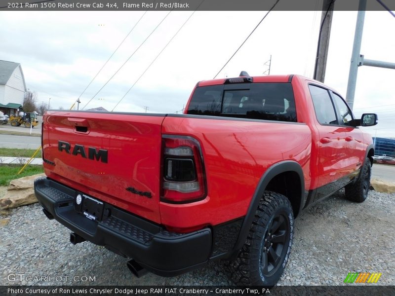 Flame Red / Red/Black 2021 Ram 1500 Rebel Crew Cab 4x4