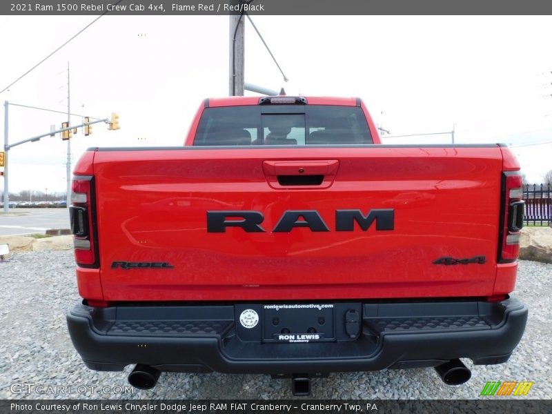 Flame Red / Red/Black 2021 Ram 1500 Rebel Crew Cab 4x4