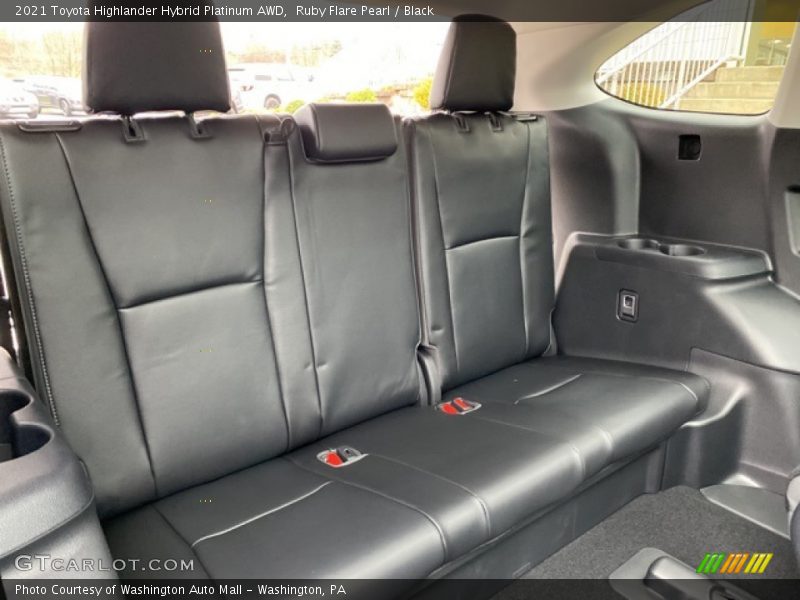 Rear Seat of 2021 Highlander Hybrid Platinum AWD