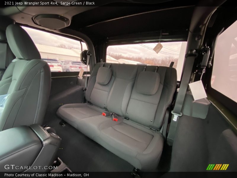 Rear Seat of 2021 Wrangler Sport 4x4