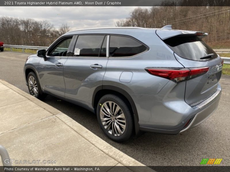 Moon Dust / Graphite 2021 Toyota Highlander Hybrid Platinum AWD