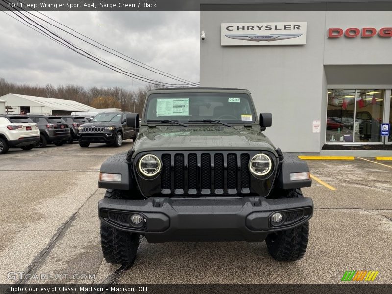 Sarge Green / Black 2021 Jeep Wrangler Sport 4x4