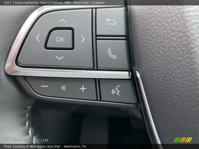 Moon Dust / Graphite 2021 Toyota Highlander Hybrid Platinum AWD