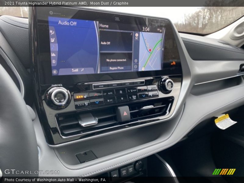 Moon Dust / Graphite 2021 Toyota Highlander Hybrid Platinum AWD