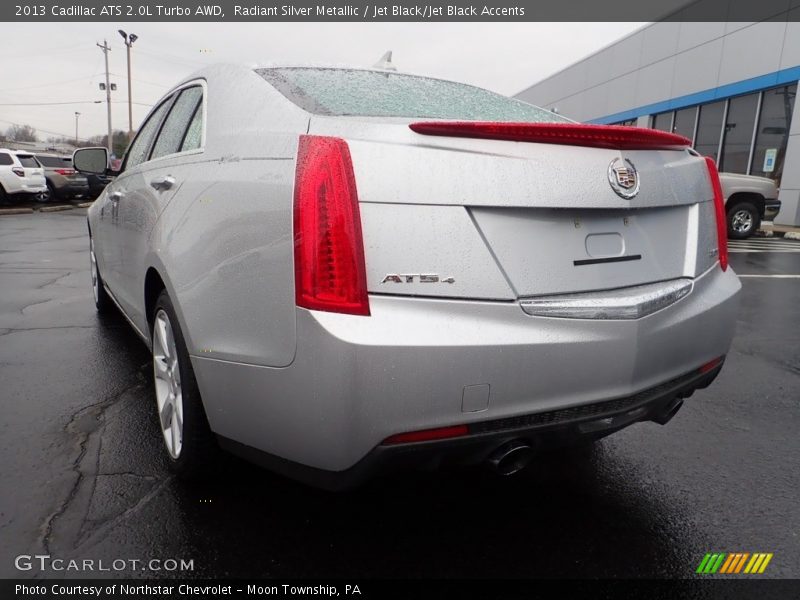 Radiant Silver Metallic / Jet Black/Jet Black Accents 2013 Cadillac ATS 2.0L Turbo AWD