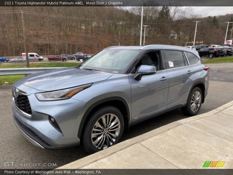 Moon Dust / Graphite 2021 Toyota Highlander Hybrid Platinum AWD