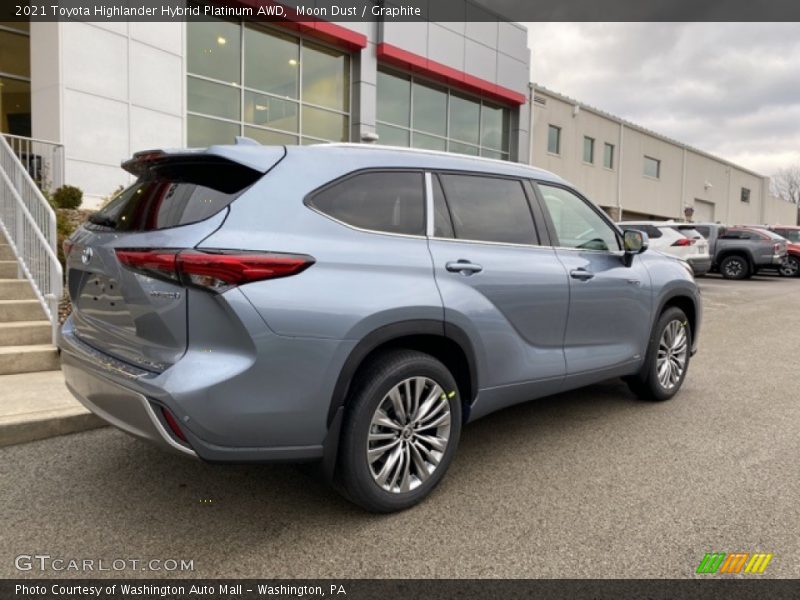 Moon Dust / Graphite 2021 Toyota Highlander Hybrid Platinum AWD
