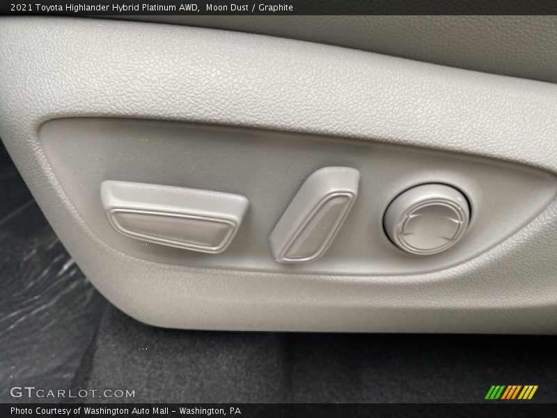 Moon Dust / Graphite 2021 Toyota Highlander Hybrid Platinum AWD