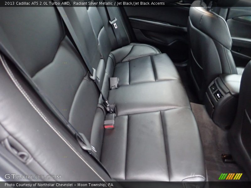 Radiant Silver Metallic / Jet Black/Jet Black Accents 2013 Cadillac ATS 2.0L Turbo AWD