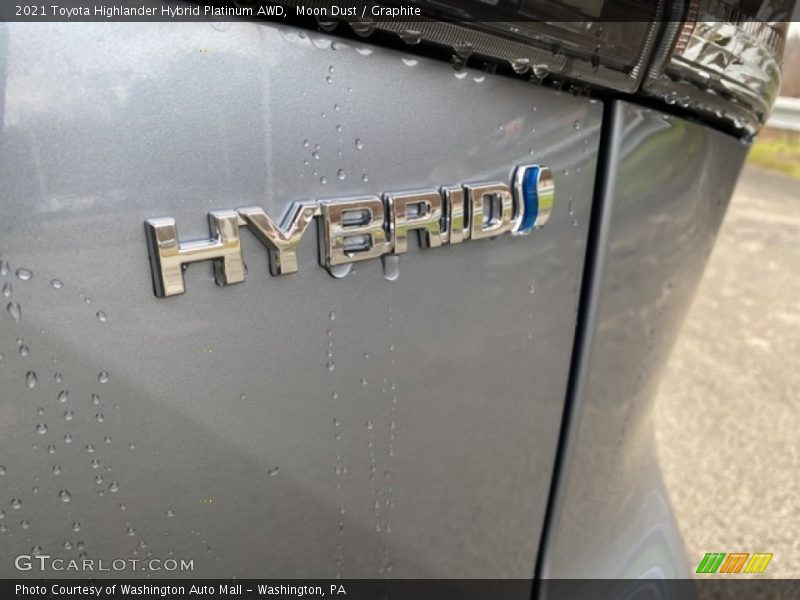 Moon Dust / Graphite 2021 Toyota Highlander Hybrid Platinum AWD