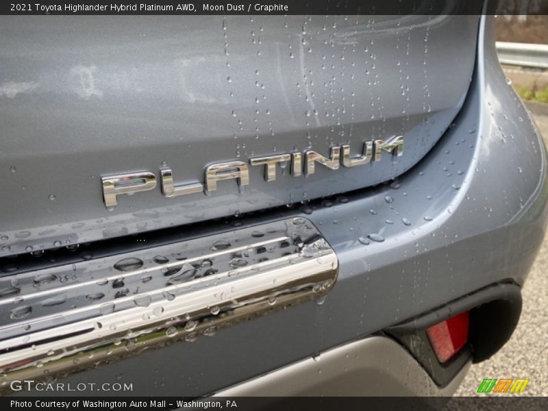 Moon Dust / Graphite 2021 Toyota Highlander Hybrid Platinum AWD