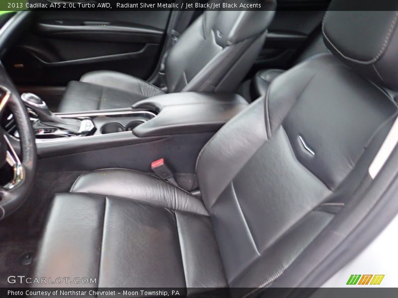 Radiant Silver Metallic / Jet Black/Jet Black Accents 2013 Cadillac ATS 2.0L Turbo AWD