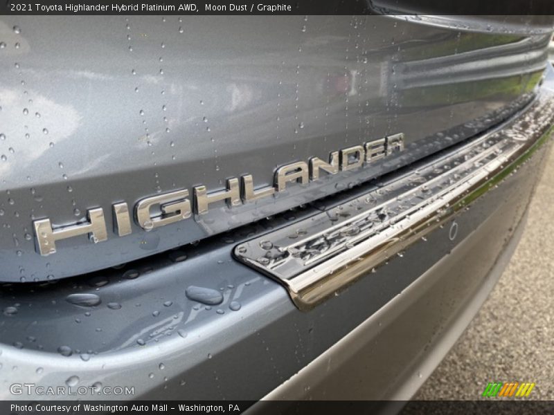 Moon Dust / Graphite 2021 Toyota Highlander Hybrid Platinum AWD