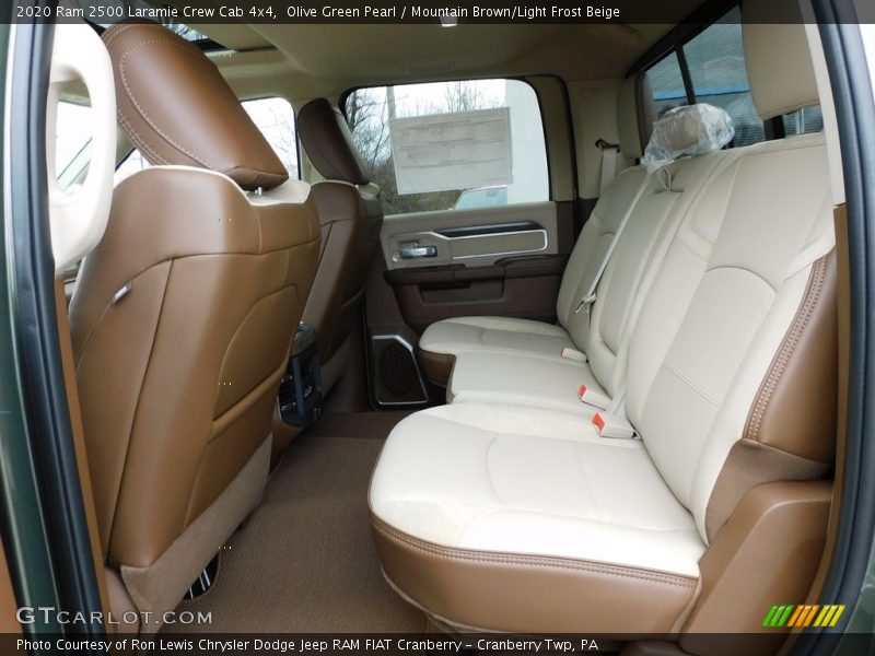 Rear Seat of 2020 2500 Laramie Crew Cab 4x4