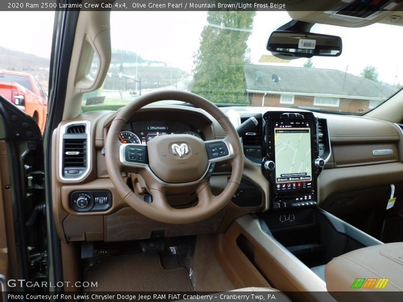 Dashboard of 2020 2500 Laramie Crew Cab 4x4