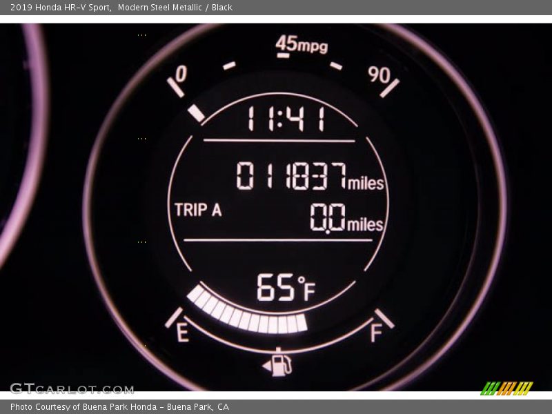 Modern Steel Metallic / Black 2019 Honda HR-V Sport